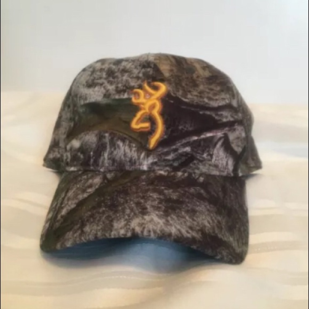 Browning Rimfire 3D Buckmark Woven Cap Mossy Oak